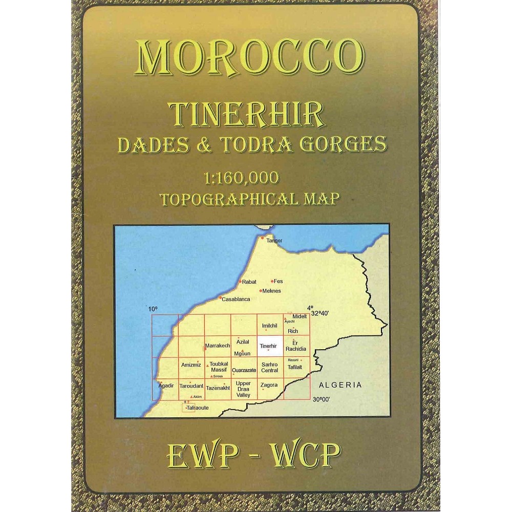 Tinerhir Dades & Todra Gorges EWP 1:160 000 (Morocco)